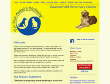 Tablet Screenshot of beaconsfieldvet.com.au